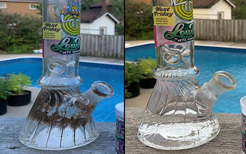 Eco-friendly bong cleaner