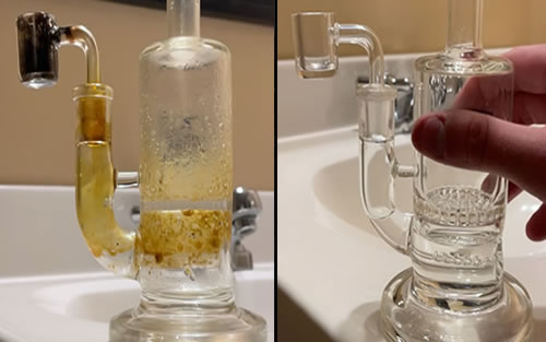 Professional bong cleaner